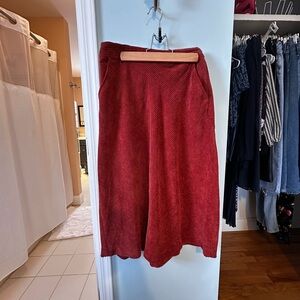 Prologue Burnt Orange A-Line Skirt